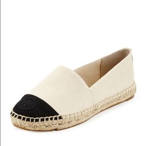 Tory Burch Canvas Colorblock Espadrille Flat